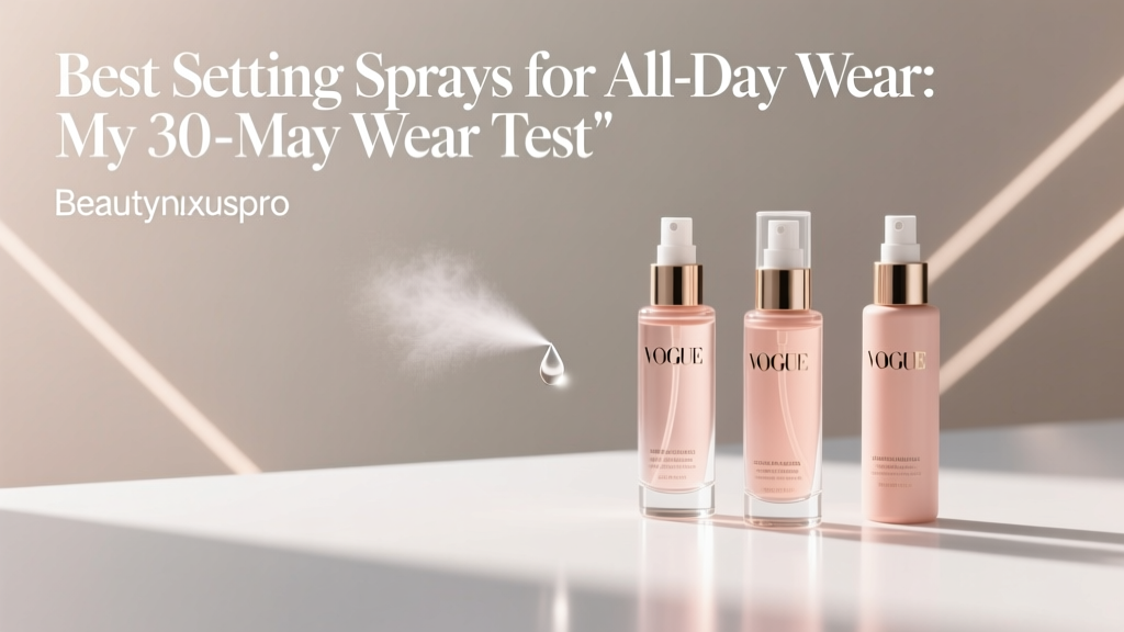 Best Setting Sprays for All-Day Wear: My 30-Day Wear Test