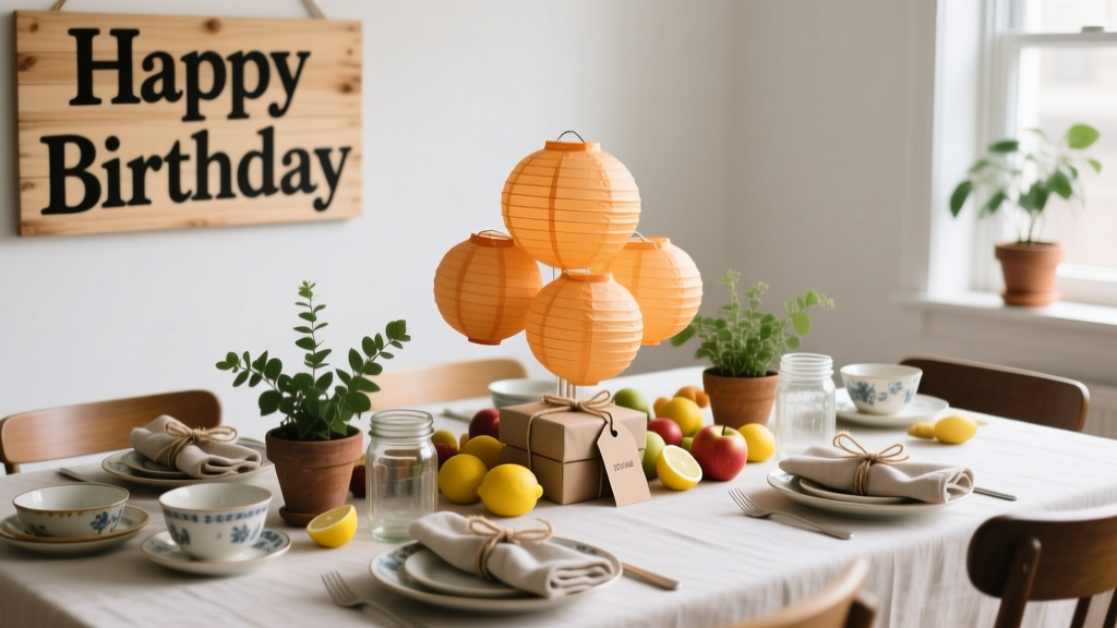 Birthday Party Table Decor: Realistic & Budget-Friendly
