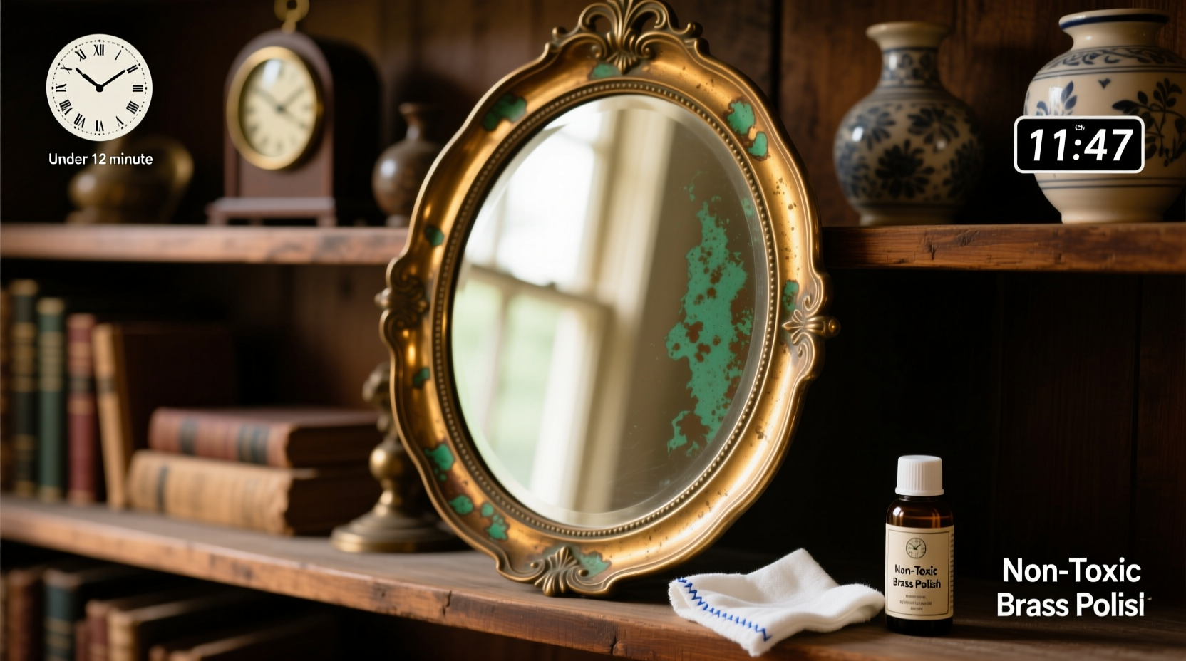 eco friendly brass cleaning without damaging patina