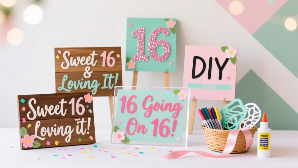 Sweet 16 DIY Signs: Photo-Ready Ideas & Supplies (2026)