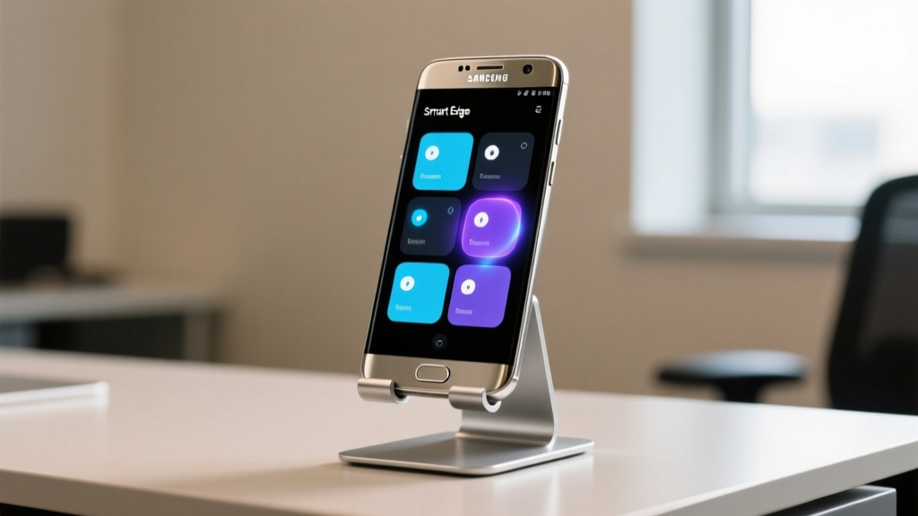Optimizing an S7 Edge Home Screen for a Dedicated Smart Hub