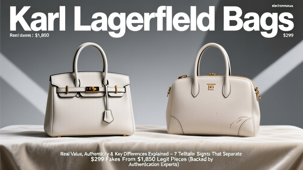 Karl Lagerfeld Bags Real Value Authenticity Key Differences Explained: 7 Telltale Signs That Separate $299 Fakes From $1,850 Legit Pieces (Backed by Authentication Experts)