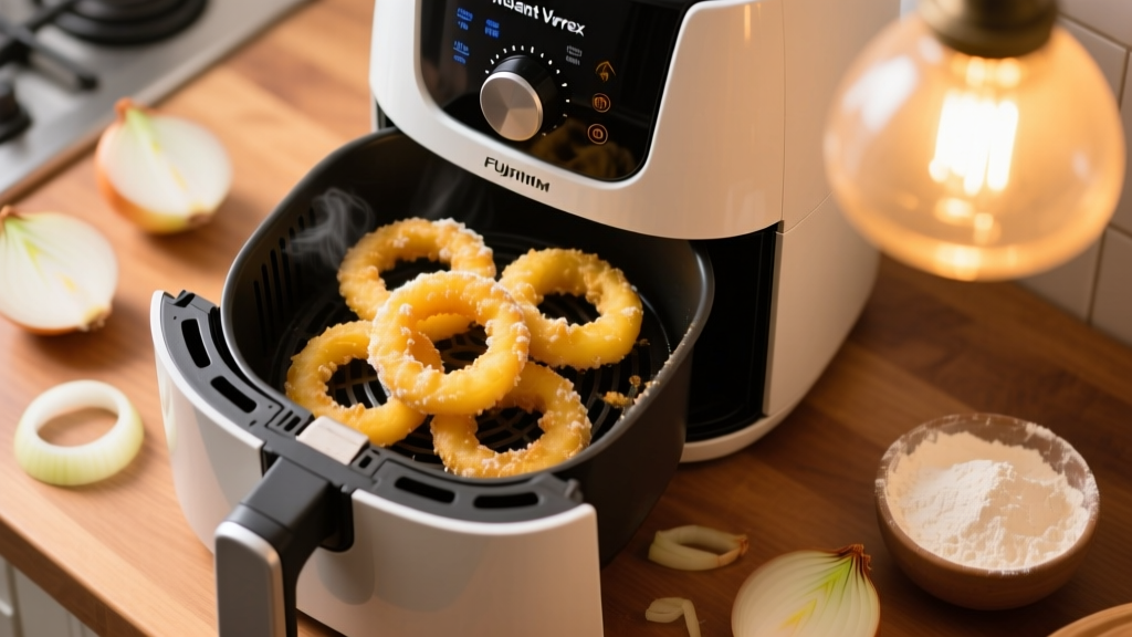 Perfect Frozen Onion Rings in Instant Vortex Air Fryer