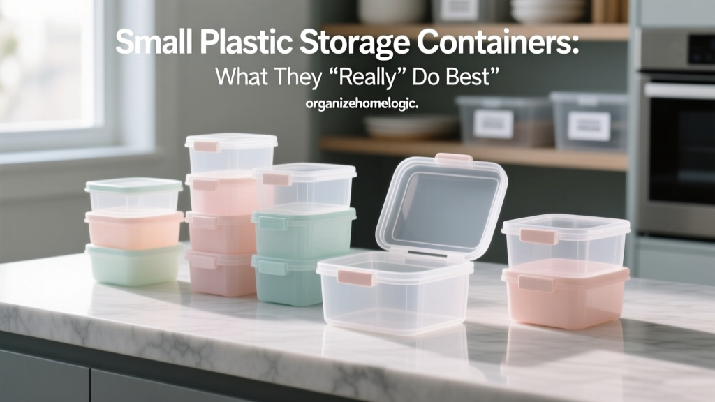 Small Plastic Storage Containers: What They *Really* Do Best
