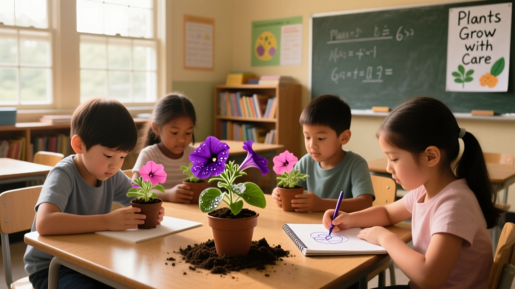 Petunia: A Developmentally Rich Plant for Early Childhood Learning and Sensory Exploration