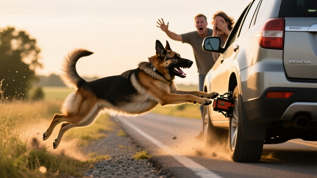 Rescue Dog Saves Owners from Runaway SUV