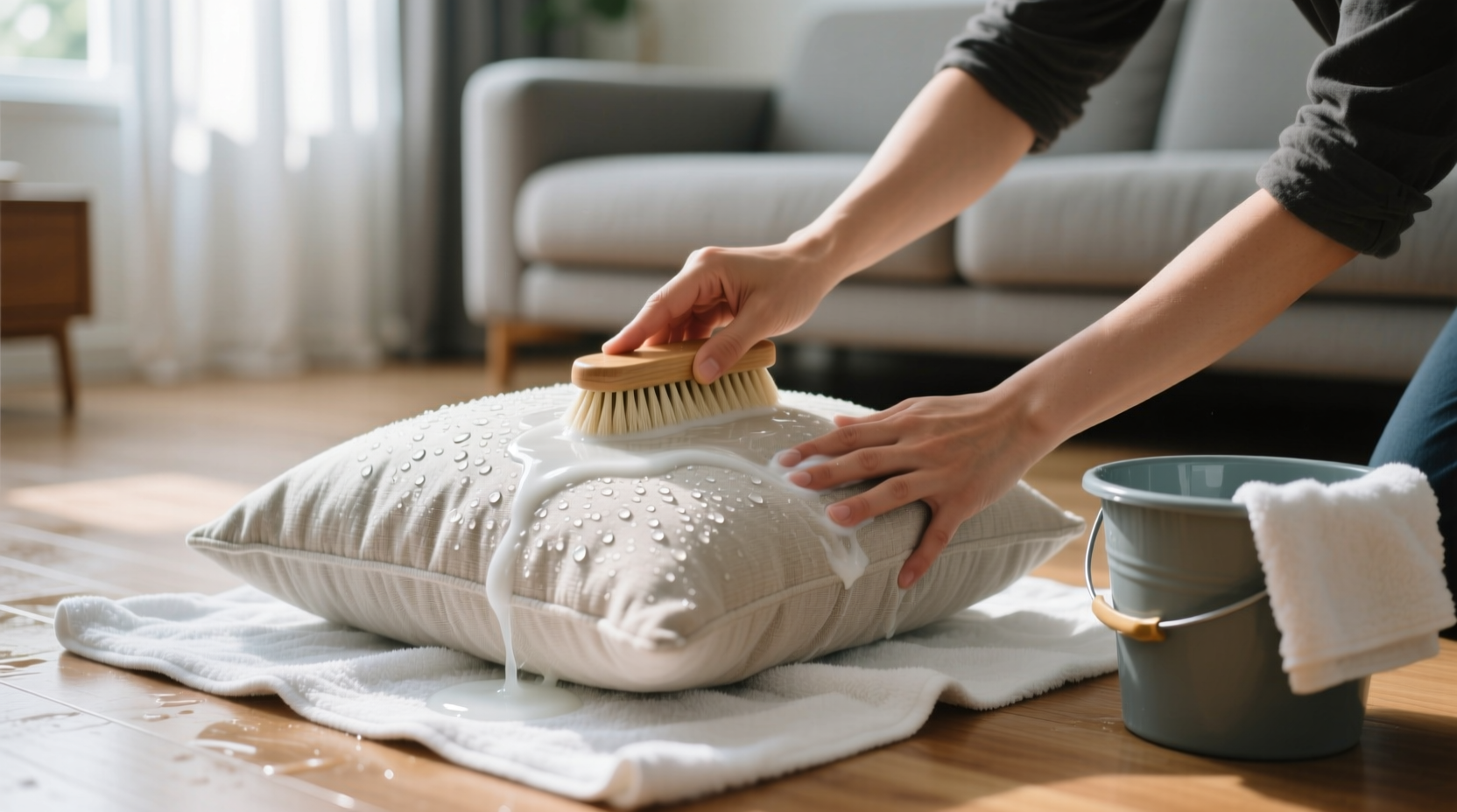 how to wash your couch cushions