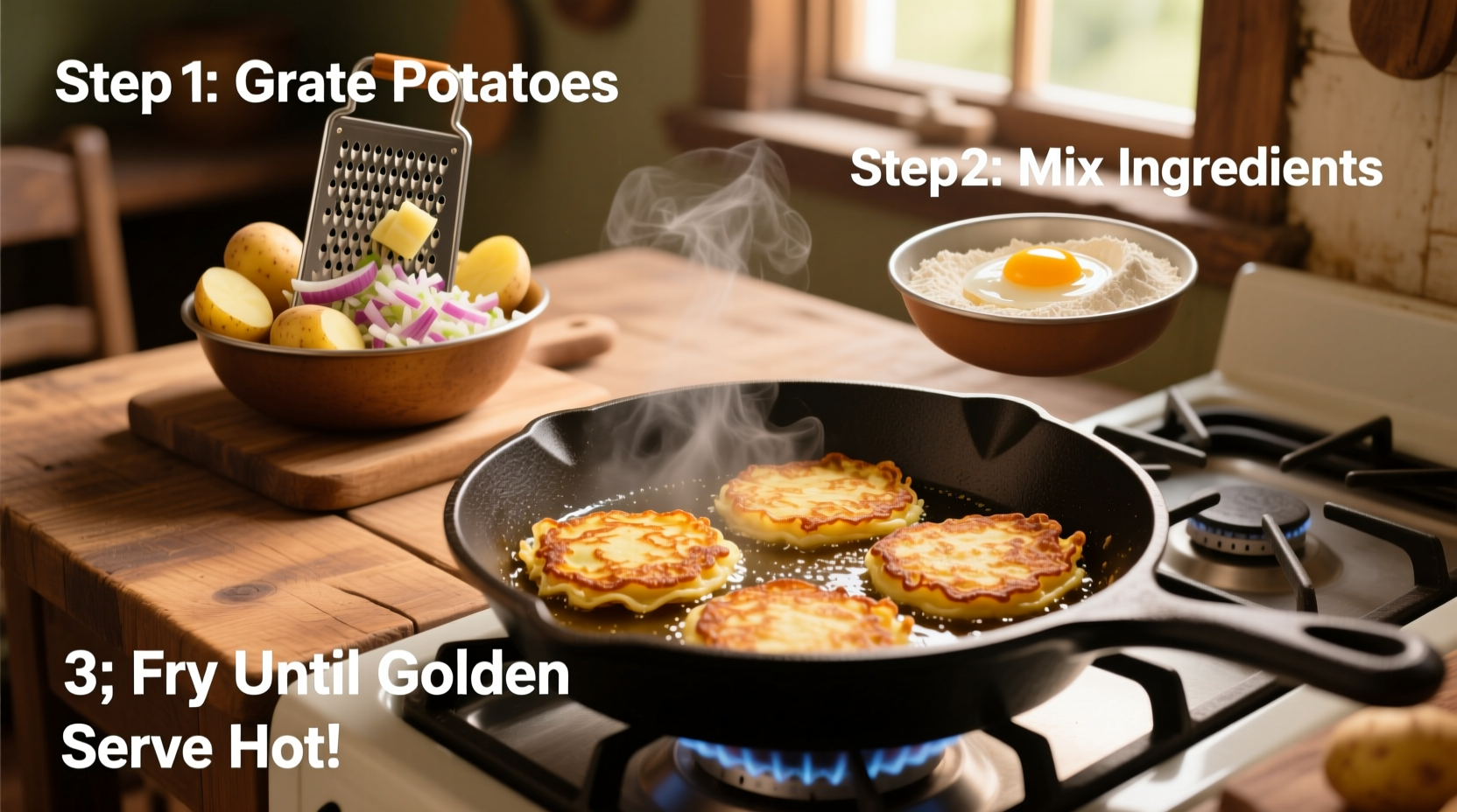 Perfect Potato Pancakes: Step-by-Step Recipe Guide