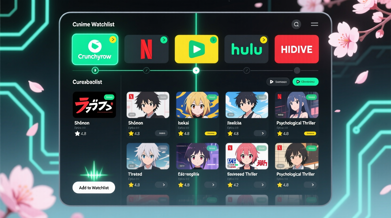 how to set up a dedicated anime watchlist across multiple streaming platforms
