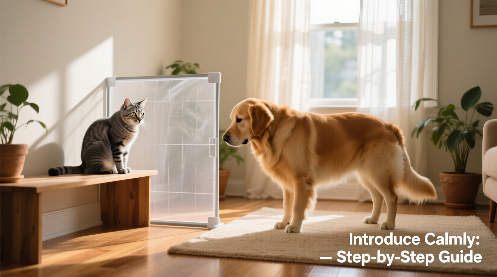 how to introduce a new cat to a dog without chaos