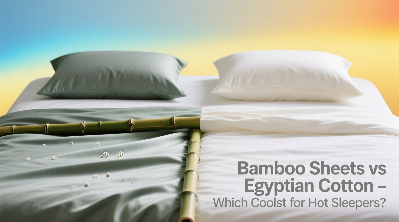 bamboo sheets vs egyptian cotton determining the coolest option for hot sleepers