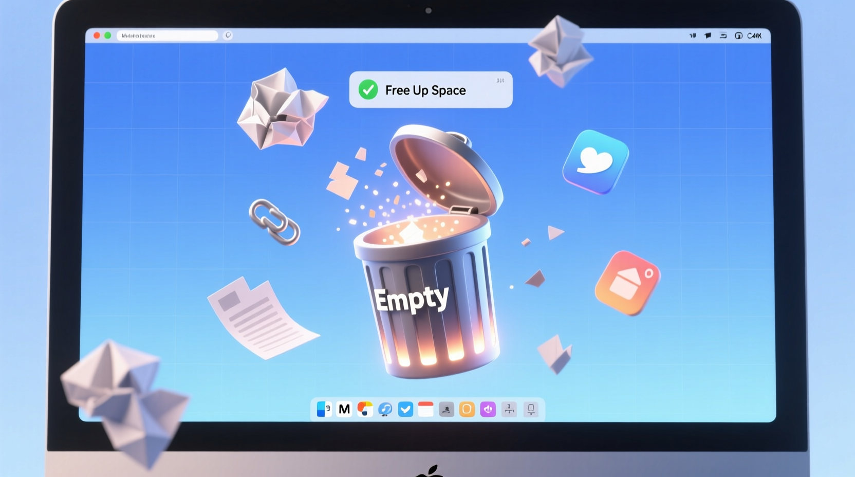 empty ilifes trashes to free up space on your mac