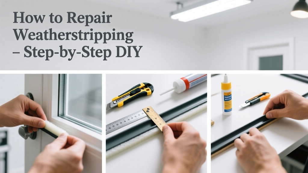 How to Repair Weatherstripping on Doors and Windows