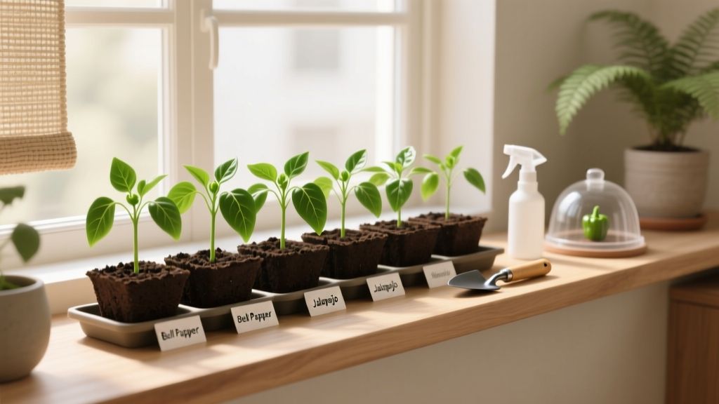 How to Plant Peppers from Seeds Indoors Under $20