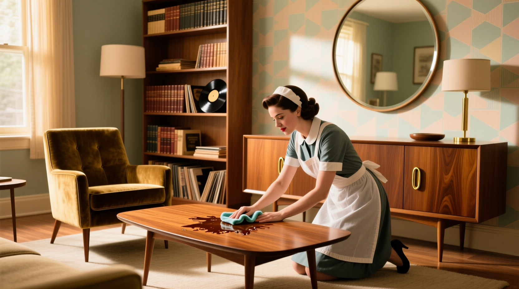 1950s furniture cleaning tips