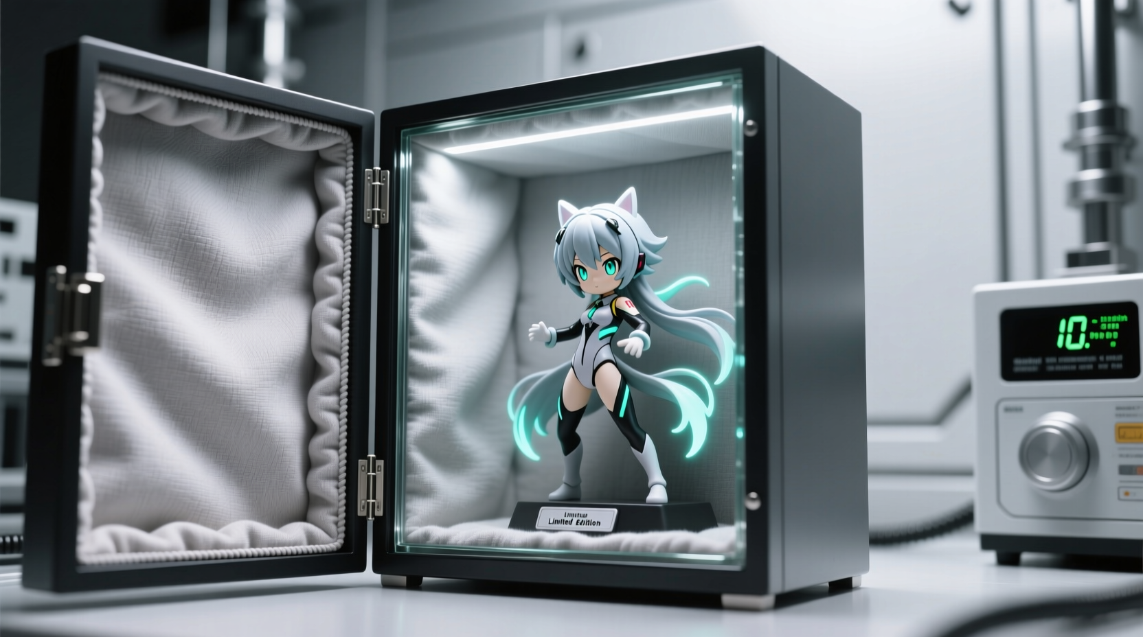 how to sanitize anime display case liners safely