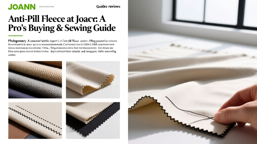 Anti-Pill Fleece at Joann: A Pro’s Buying & Sewing Guide