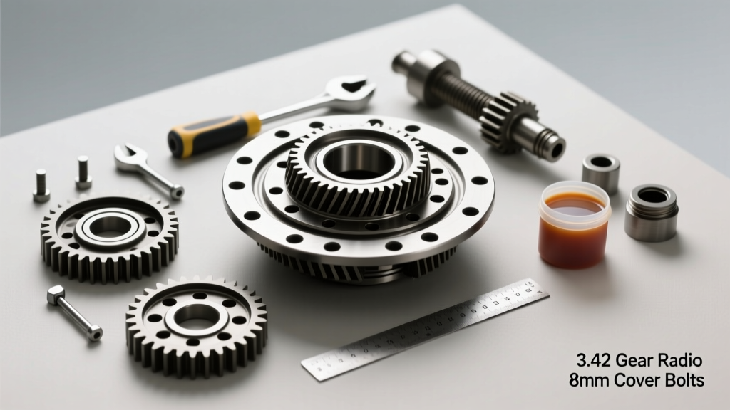 GM 10 Bolt Differential Gear Ratios & Cover Bolt Size Guide