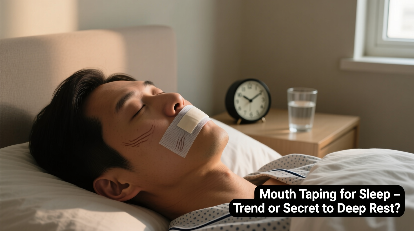 mouth taping for sleep is this trend dangerous or the secret to deep rest