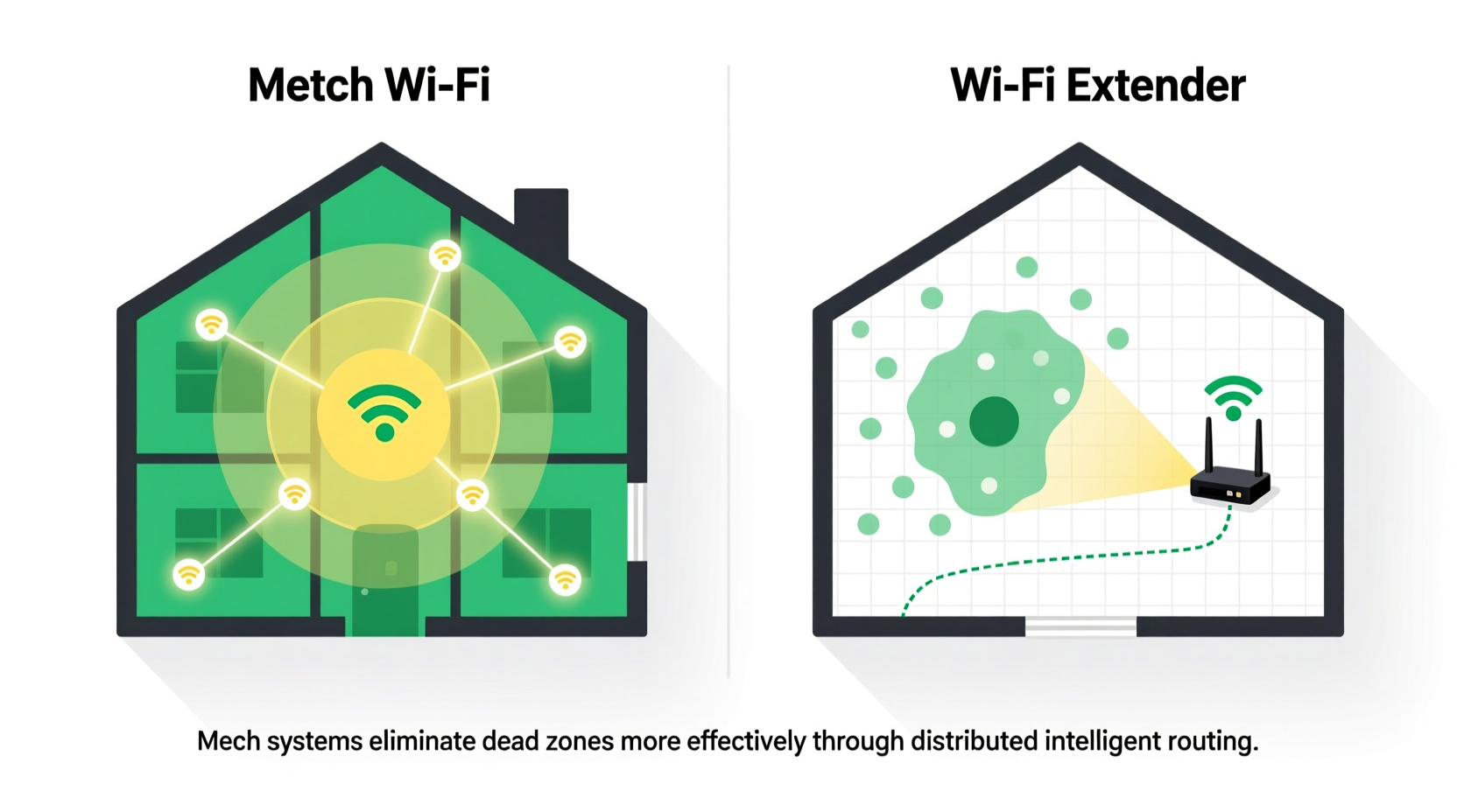 mesh wifi vs extender which solves dead zones more effectively
