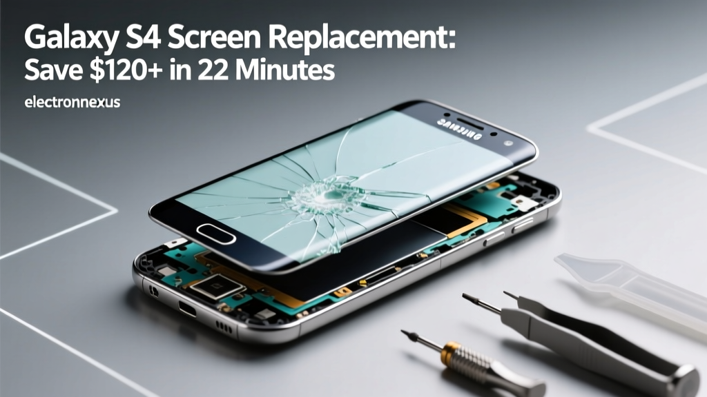 Galaxy S4 Screen Replacement: Save $120+ in 22 Minutes