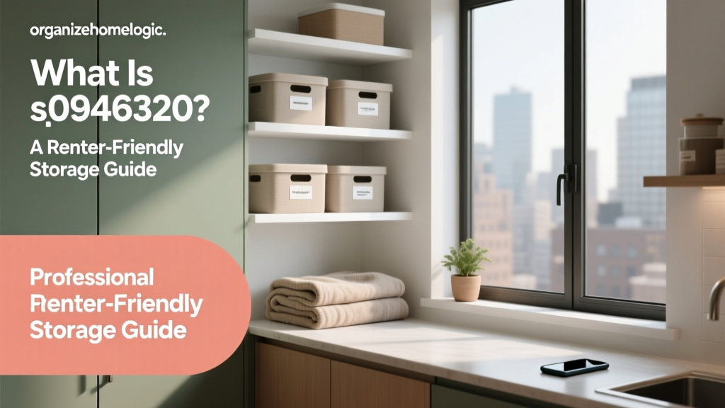 What Is s0946320? A Renter-Friendly Storage Guide