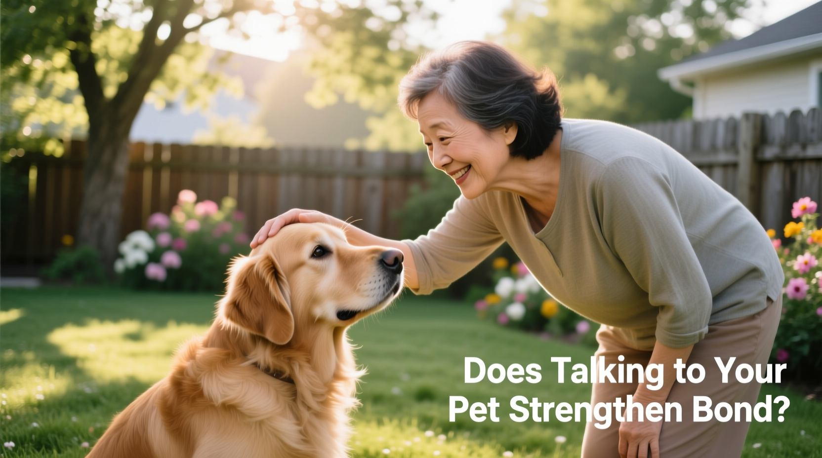 is it weird to talk to your pet and does it improve bonding