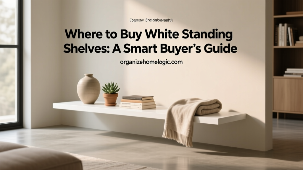 Where to Buy White Standing Shelves: A Smart Buyer’s Guide