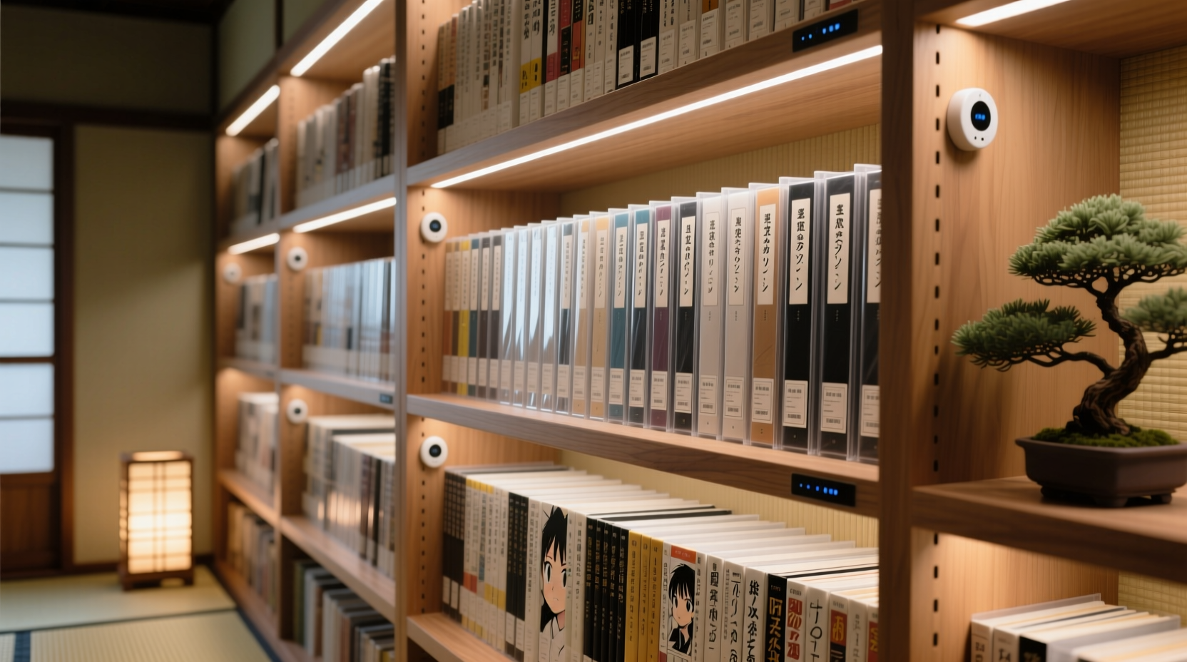 how to organize anime manga in closet shelving
