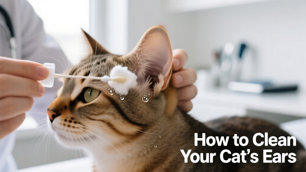 How to Clean Your Cat's Ears if They're Getting Gunky