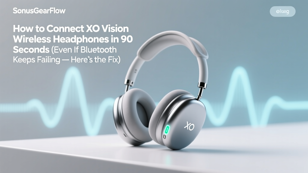 XO Vision Headphones Not Connecting? Fix in 2 Minutes