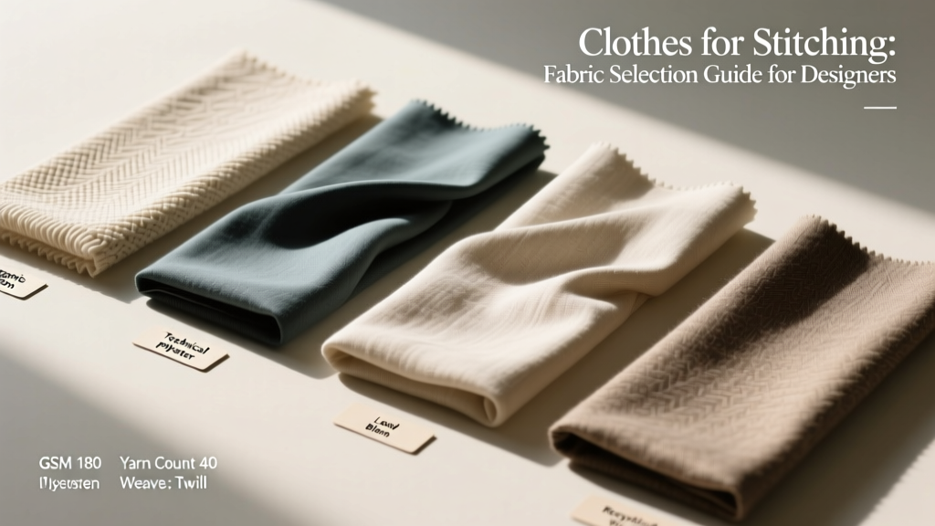 Clothes for Stitching: Fabric Selection Guide for Designers