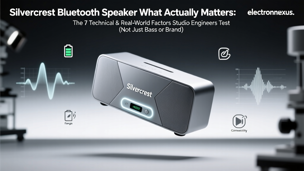 Silvercrest Bluetooth Speaker What Actually Matters: The 7 Technical & Real-World Factors Studio Engineers Test (Not Just Bass or Brand)