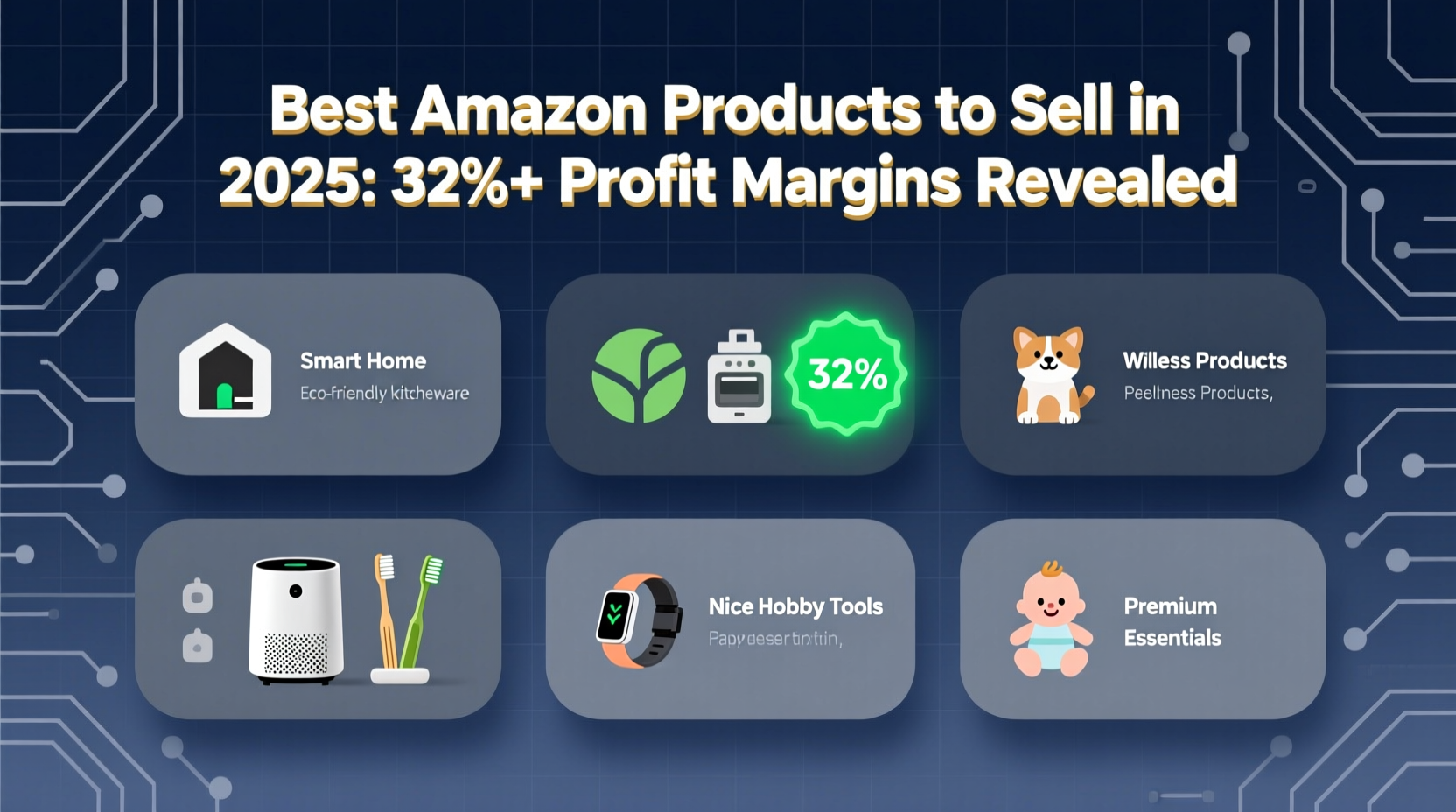 Best Amazon Products to Sell in 2025: 32%+ Profit Margins Revealed