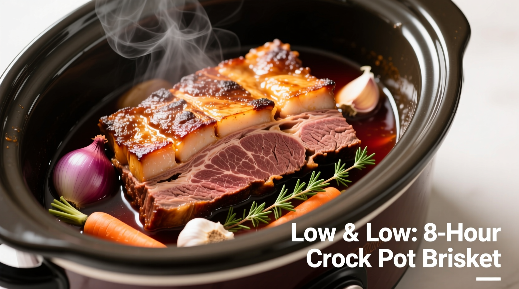 how to cook a brisket in crock pot