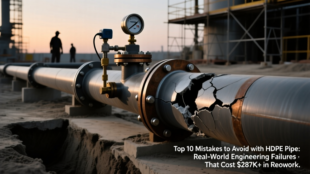 10 HDPE Pipe Mistakes Costing $287K+ — Prevent Before