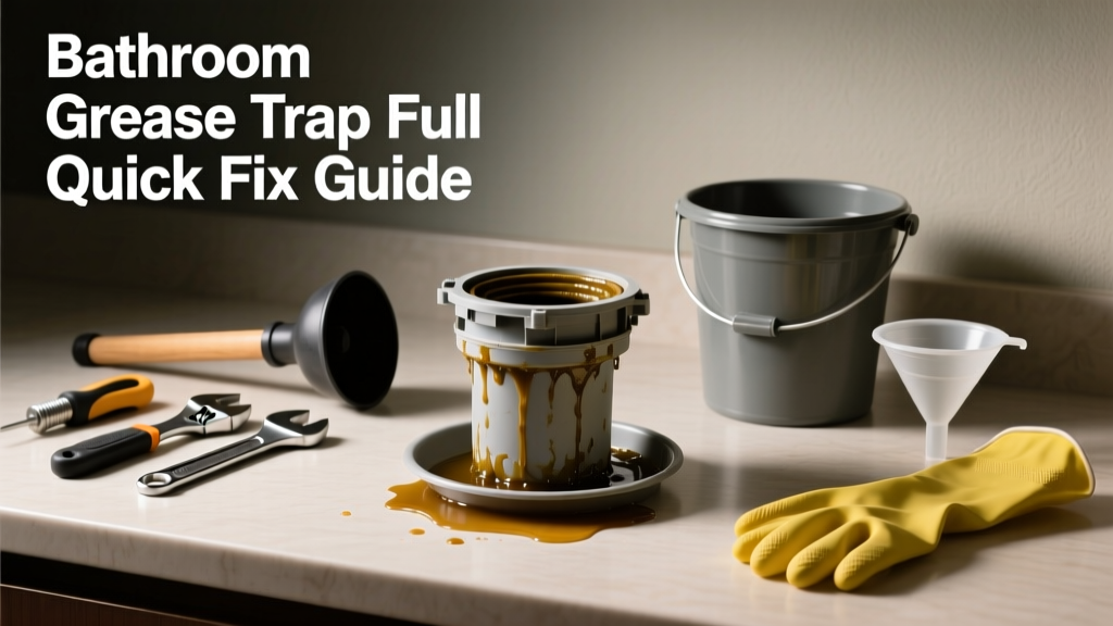 Bathroom Grease Trap Full: Quick Fix Guide