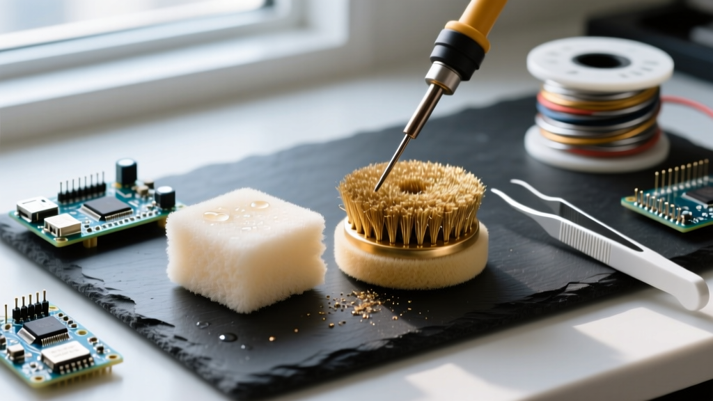 Soldering Tip Cleaning Sponge: Cellulose vs Brass for Beginners