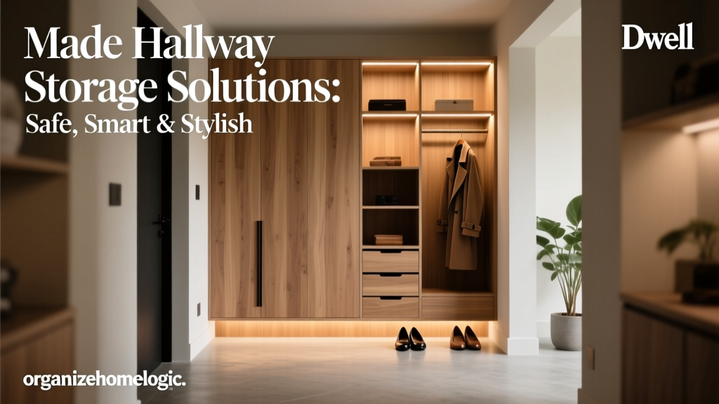 Made Hallway Storage Solutions: Safe, Smart & Stylish