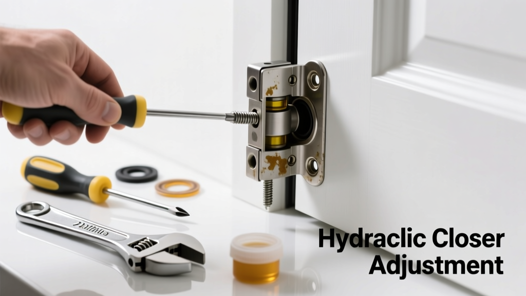 Fixing a Noisy Storm Door Hydraulic Closer