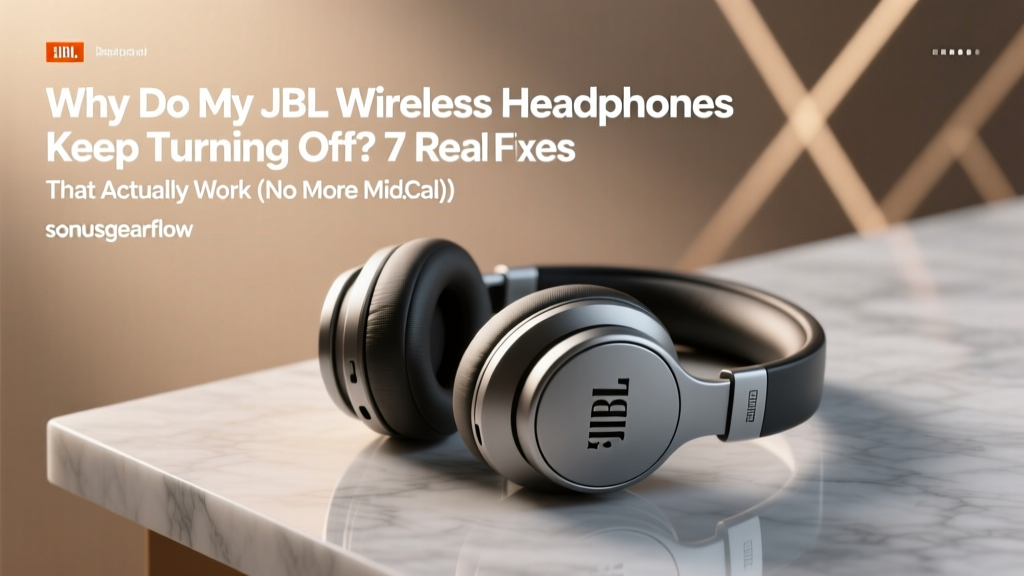 Why Do My JBL Wireless Headphones Keep Turning Off?