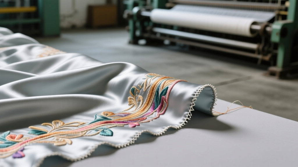 Embroidered Taffeta: Troubleshooting Guide for Designers