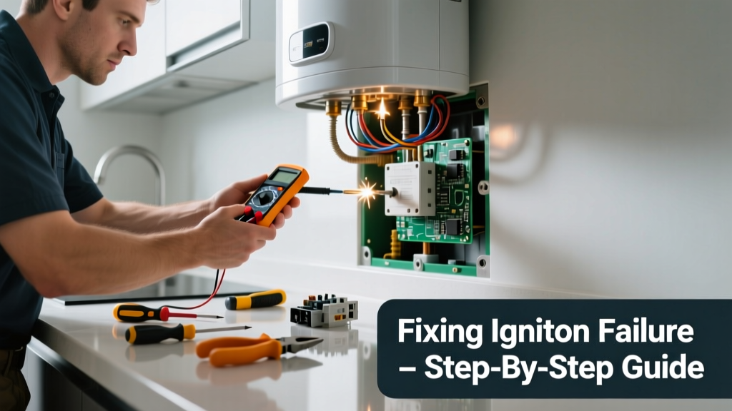 Fixing Tankless Water Heater Ignition Failure in Kitchen