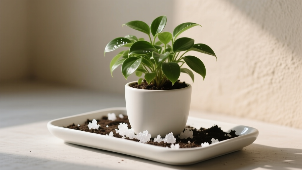 White Stuff on Plant Soil: Causes & Fixes