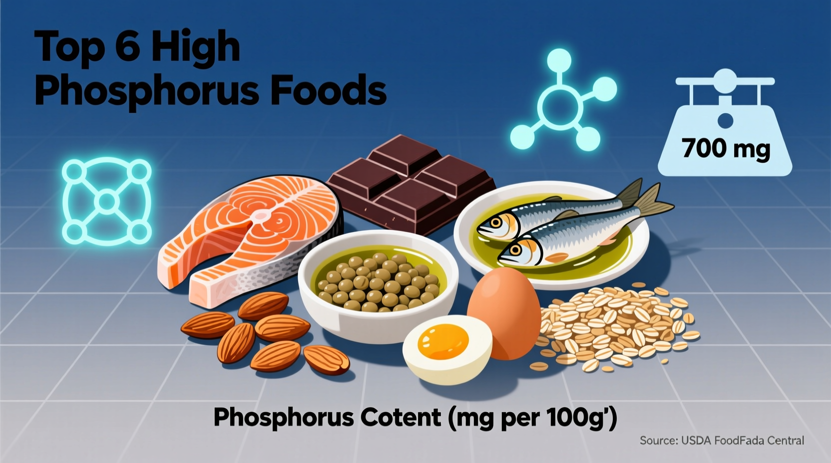 what are high phosphorus foods