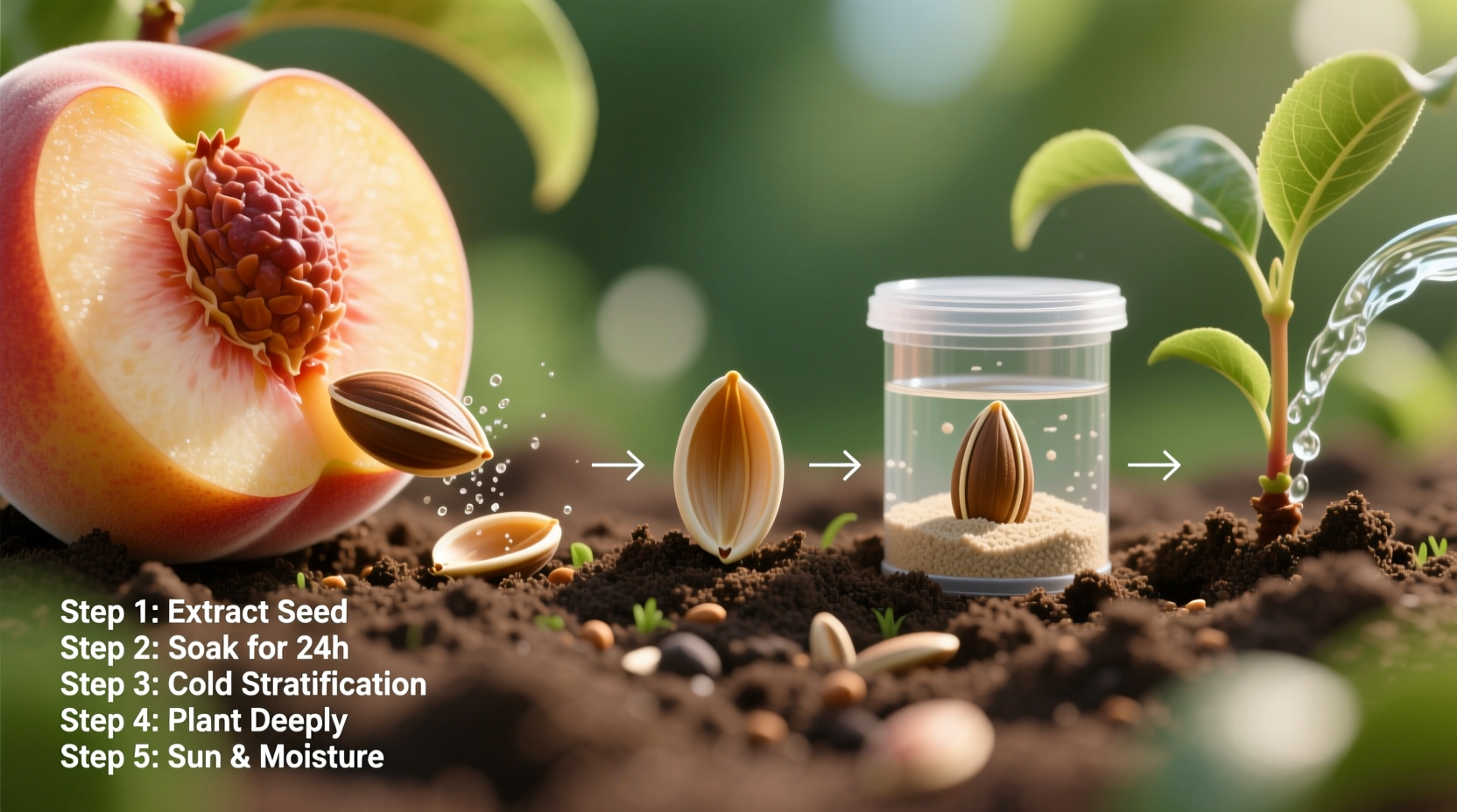 How to Plant Peach Seeds: Complete Step-by-Step Guide