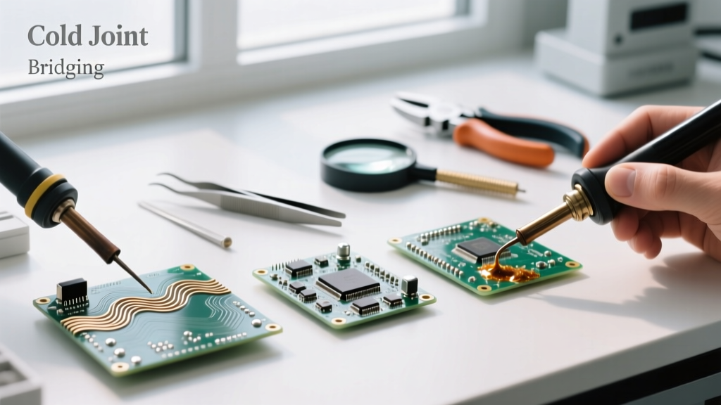 Types of Soldering Defects: Wave vs. Reflow vs. Hand Methods