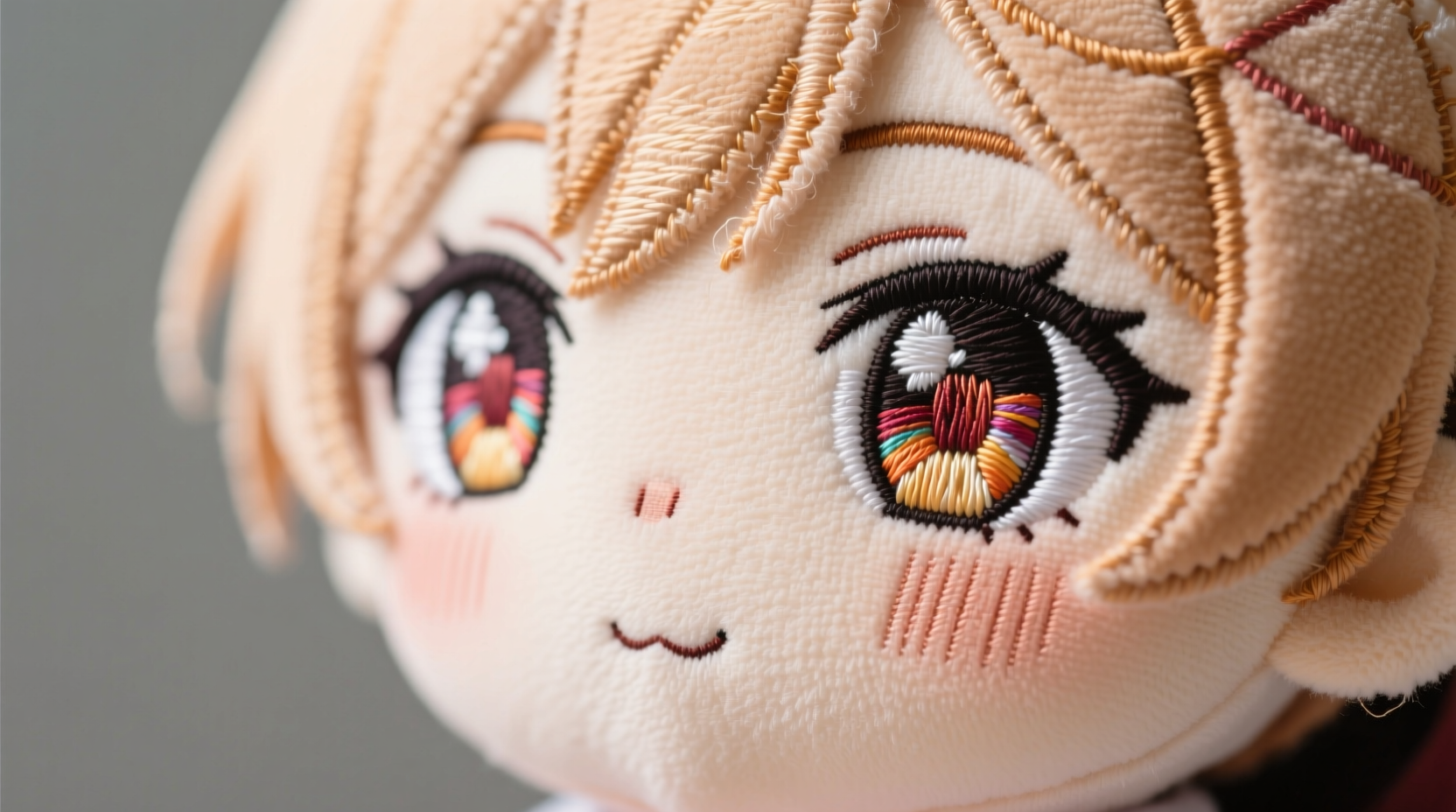 how to clean anime plush without damaging embroidered eyes