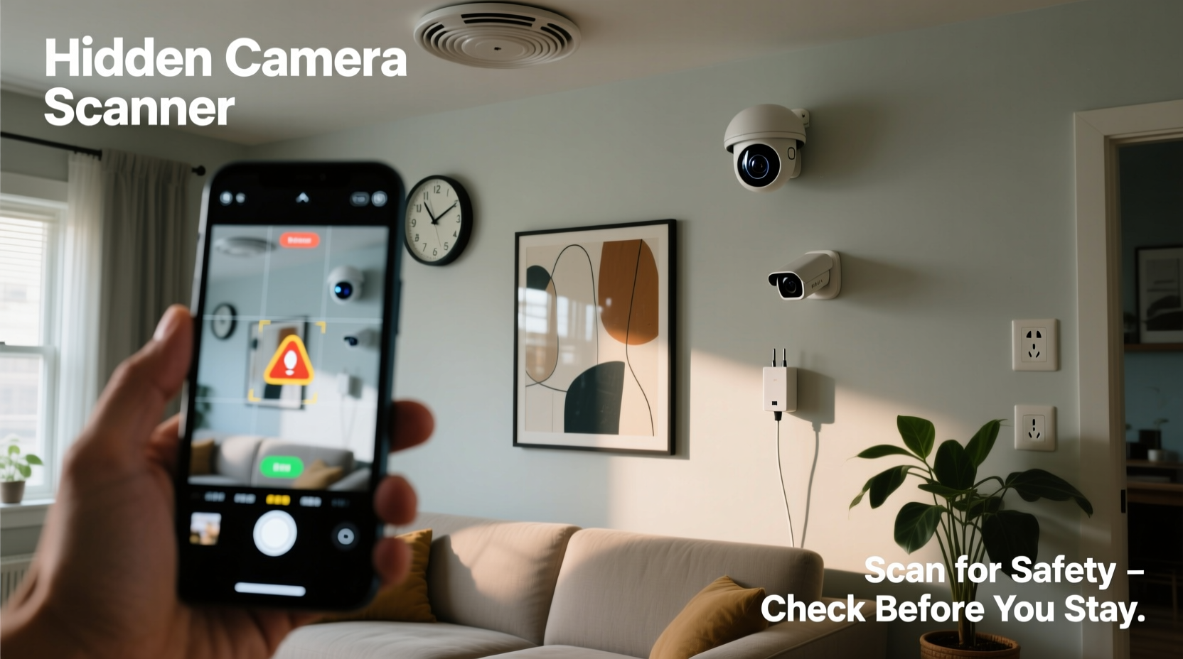 hidden camera detection how to scan your airbnb for safety