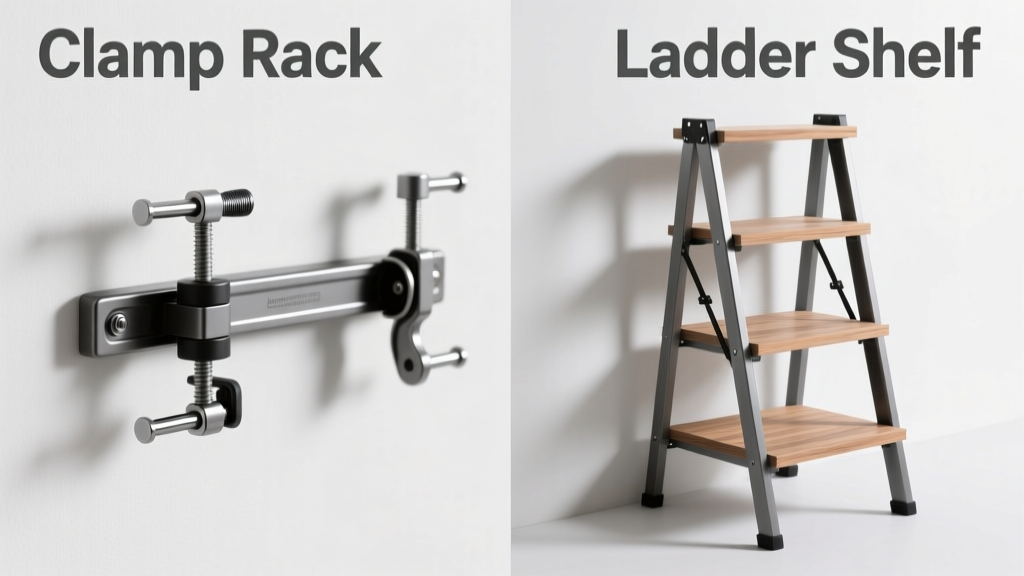 Clamp Rack vs Ladder: Which Is Better for DIY Storage?